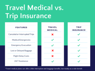 compare travel medical insurance plans